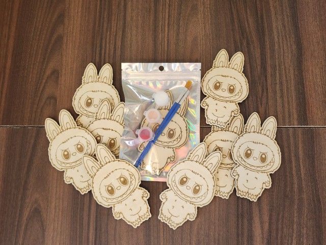 Labubu themed paint kits