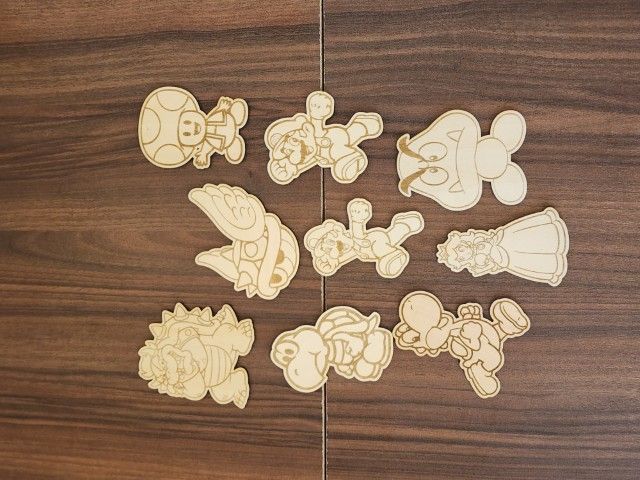 Mario themed paint kits