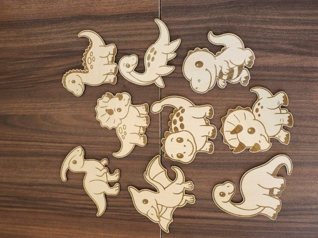 Dinosaur themed paint kits