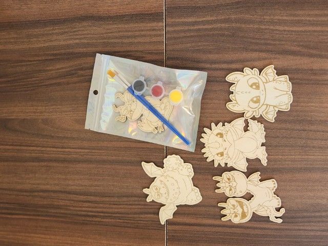 How To Train Your Dragon themed paint kits