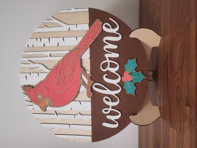 Cardinal Welcome Sign