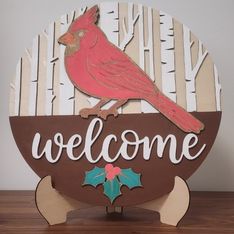 Cardinal Welcome Sign